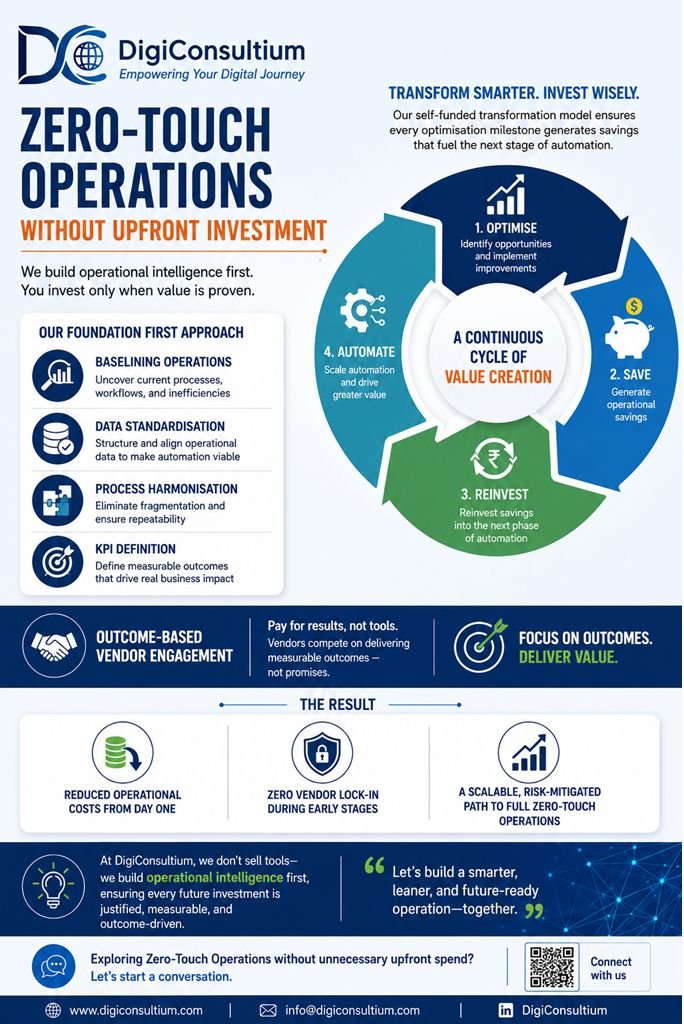 Zero-Touch Operations Without Upfront Investment